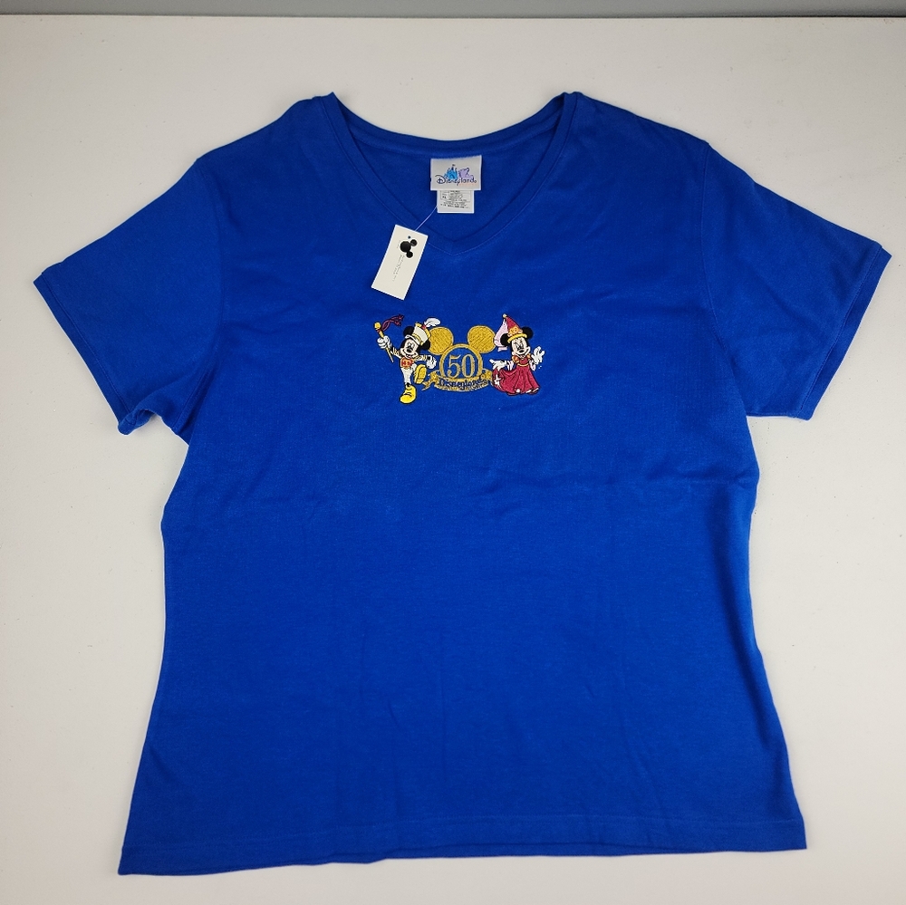 VTG Women's XL Disney 50yr Anniversary shirt NWT NOS